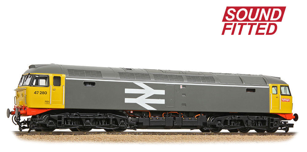 Class 47/0 47280 BR Railfreight Grey Diesel Locomotive - DCC Sound