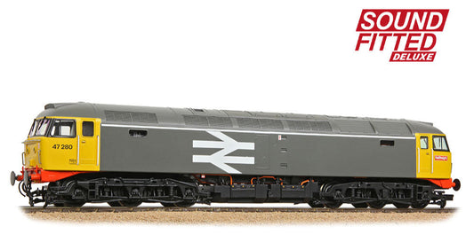 Class 47/0 47280 BR Railfreight Grey Diesel Locomotive - DCC Sound Deluxe