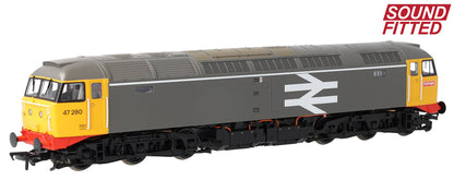 35-416SF Class 47/0 47280 BR Railfreight Grey Diesel Locomotive - DCC Sound