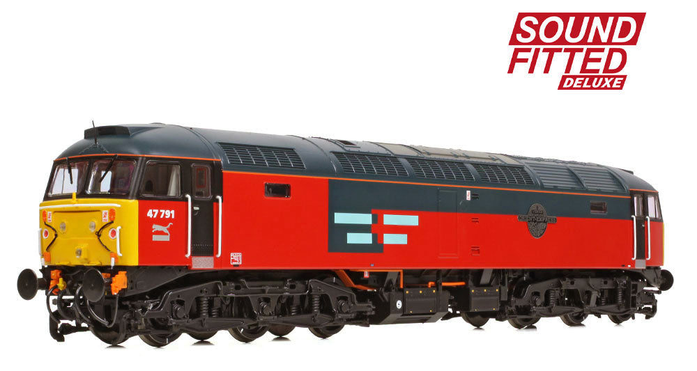 Class 47/7 47791 'Venice Simplon Orient Express' Rail Express Systems Diesel Locomotive - DCC Sound Deluxe