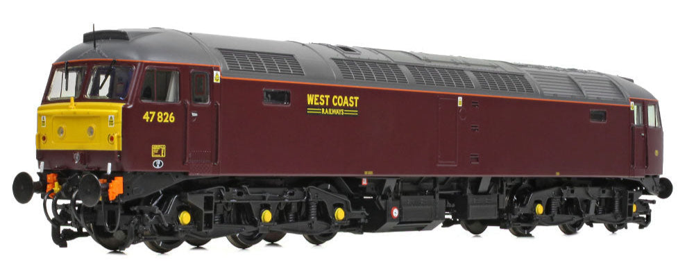 Class 47/4 47826 WCRC Maroon Diesel Locomotive