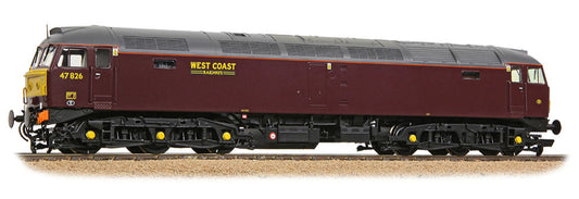 Class 47/4 47826 WCRC Maroon Diesel Locomotive