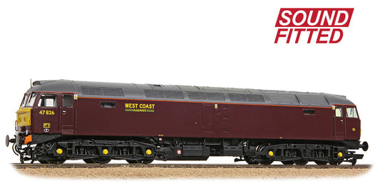 Class 47/4 47826 WCRC Maroon Diesel Locomotive - DCC Sound