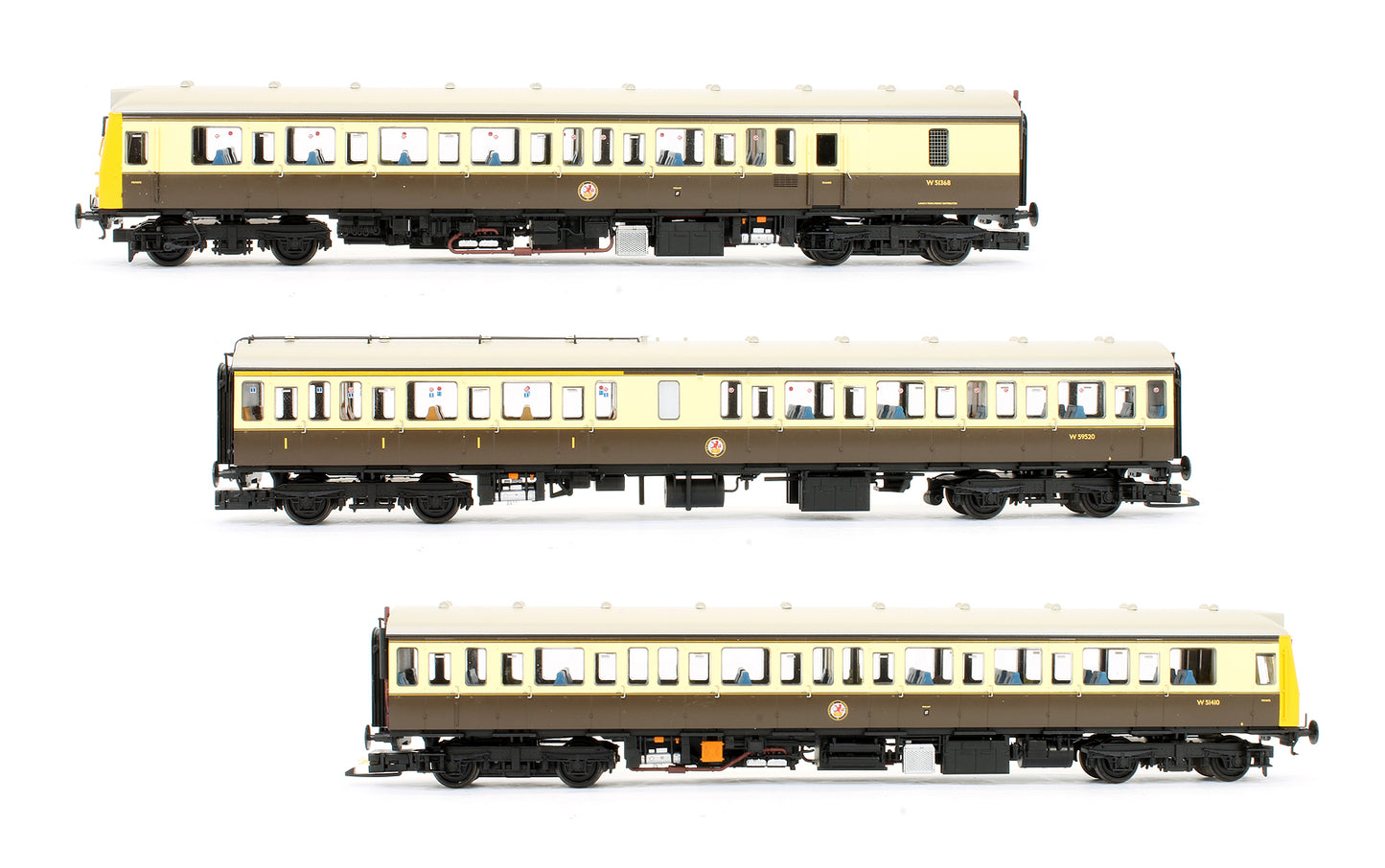 Pre-Owned Class 117 3-Car DMU B430 GW150 Chocolate & Cream (Exclusive Model) - DCC Fitted