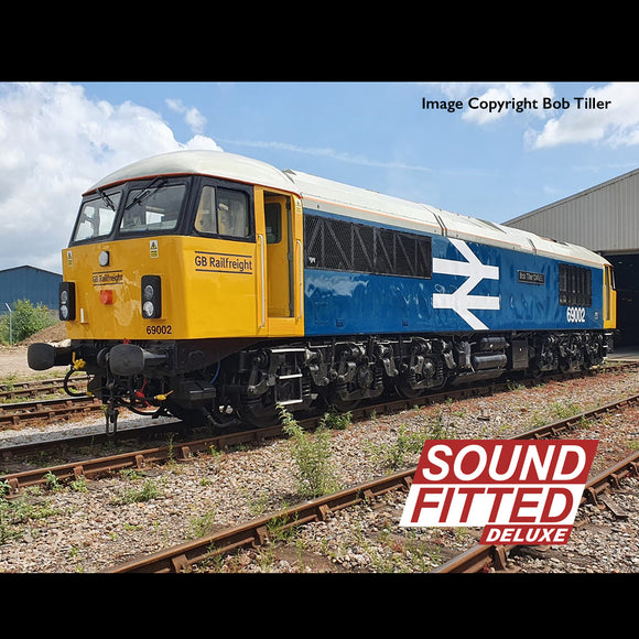 Class 69 69002 'Bob Tiller CM&EE' BR Blue (Large Logo) (GBRf) Diesel Locomotive - DCC Sound Deluxe