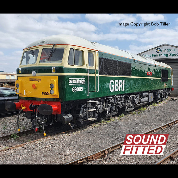Class 69 69005 'Eastleigh' BR Green (Late Crest) (GBRf) Diesel Locomotive - DCC Sound