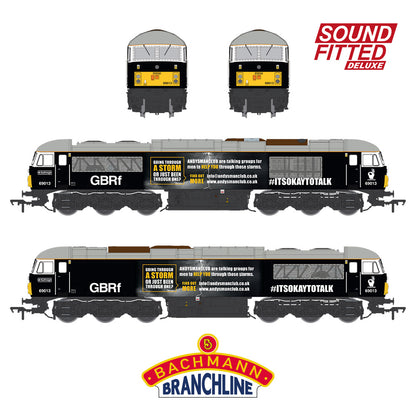 Class 69 69013 Andy's Man Club GBRf Black Diesel Locomotive - Deluxe DCC Sound