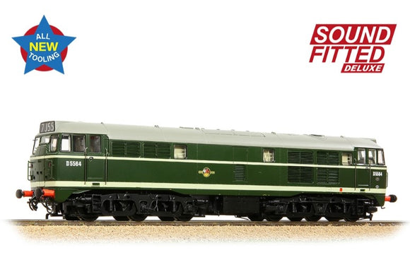 Class 30 D5564 BR Green (Late Crest) Diesel Locomotive - DCC Sound Deluxe