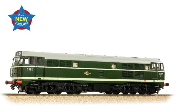 Class 30 D5617 BR Green (Late Crest) Diesel Locomotive - DCC Sound
