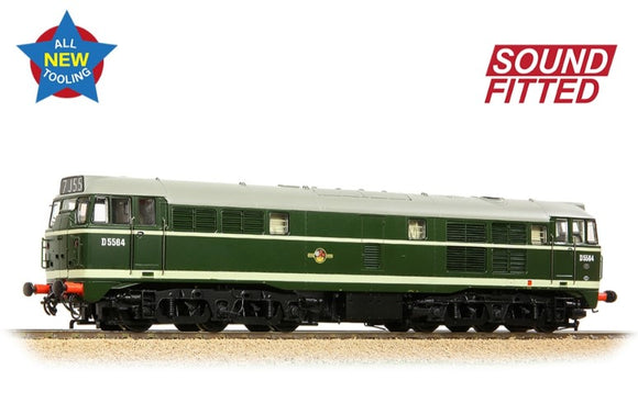 Class 30 D5564 BR Green (Late Crest) Diesel Locomotive - DCC Sound