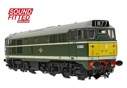 Class 30 D5862 BR Green (Small Yellow Panels) Diesel Locomotive - DCC Sound Deluxe