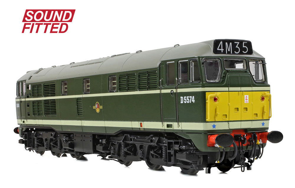 Class 30 D5574 BR Green (Small Yellow Panels) Diesel Locomotive - DCC Sound