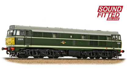 Class 30 D5574 BR Green (Small Yellow Panels) Diesel Locomotive - DCC Sound Deluxe