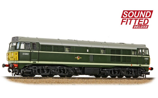 Class 30 D5862 BR Green (Small Yellow Panels) Diesel Locomotive - DCC Sound Deluxe