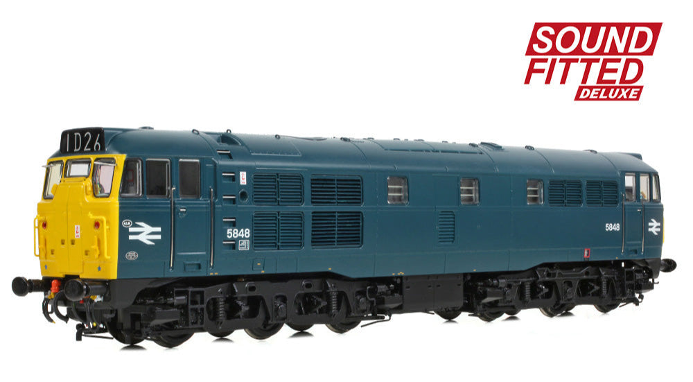 Class 31/1 5848 BR Blue Diesel Locomotive - DCC Sound Deluxe
