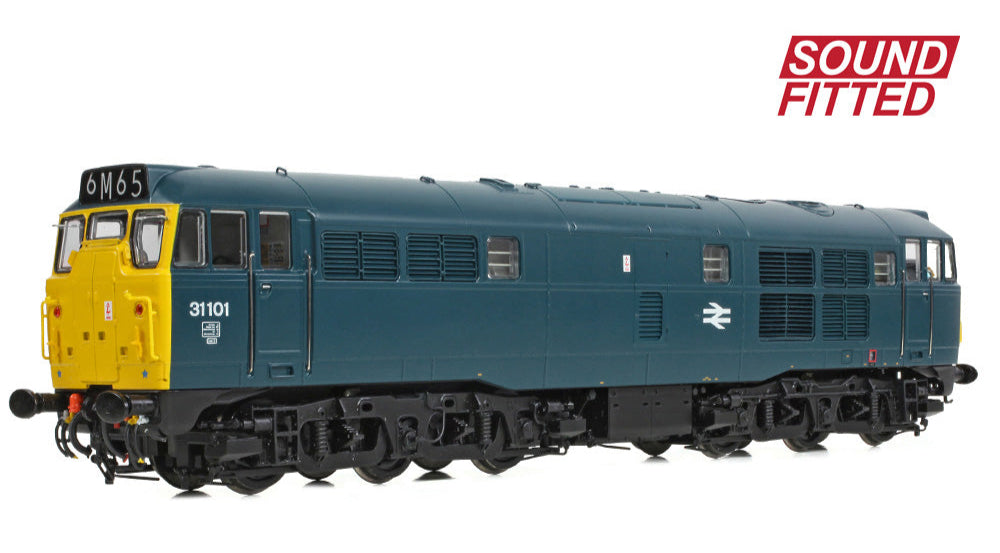 Class 31/1 31101 BR Blue Diesel Locomotive - DCC Sound