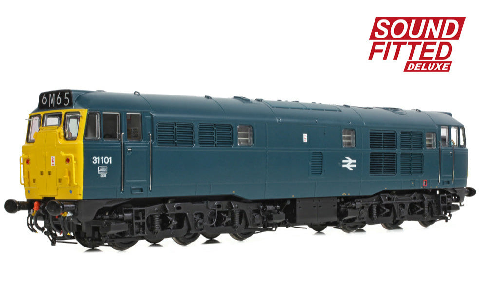 Class 31/1 31101 BR Blue Diesel Locomotive - DCC Sound Deluxe