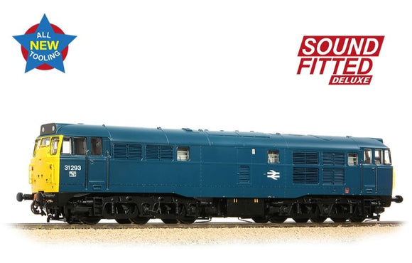 Class 31/1 31293 BR Blue Diesel Locomotive - DCC Sound Deluxe