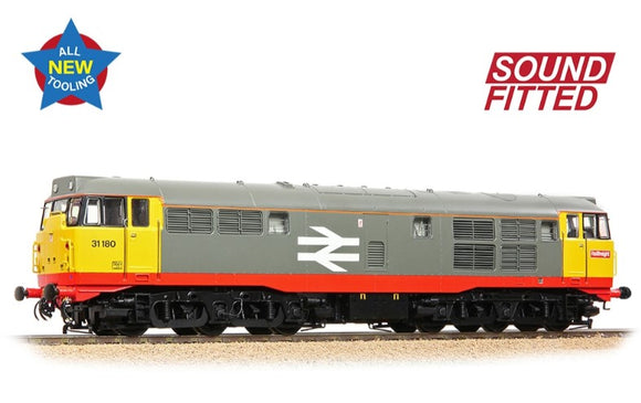 Class 31/1 Refurbished 31180 BR Railfreight (Red Stripe) Diesel Locomotive - DCC Sound