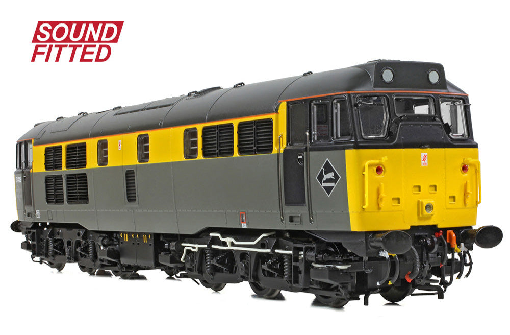 Class 31/1 Refurbished 31188 BR Engineers Grey & Yellow Diesel Locomotive - DCC Sound