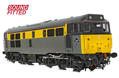 Class 31/1 Refurbished 31188 BR Engineers Grey & Yellow Diesel Locomotive - DCC Sound