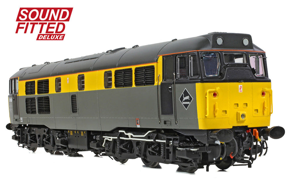 Class 31/1 Refurbished 31188 BR Engineers Grey & Yellow Diesel Locomotive - DCC Sound Deluxe