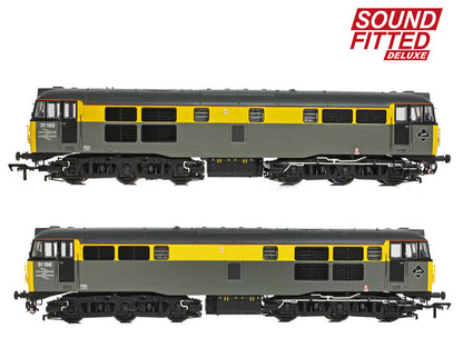 Class 31/1 Refurbished 31188 BR Engineers Grey & Yellow Diesel Locomotive - DCC Sound Deluxe