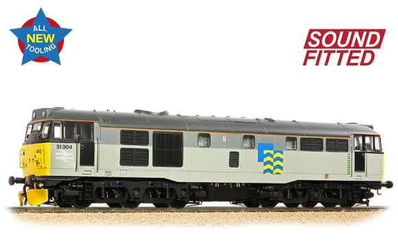 Class 31/1 Refurbished 31304 BR Railfreight Petroleum Sector Diesel Locomotive - DCC Sound