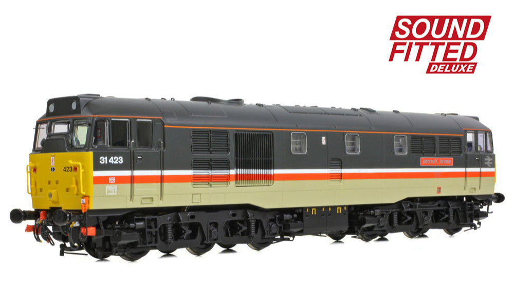 Class 31/4 Refurbished 31423 'Jerome K. Jerome' BR InterCity (Mainline) Diesel Locomotive - DCC Sound Deluxe