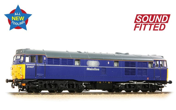 Class 31/4 Refurbished 31407 Mainline Freight Diesel Locomotive - DCC Sound