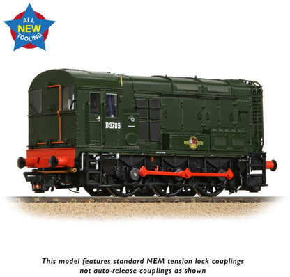 Class 08 D3785 BR Green (Late Crest) Diesel Locomotive