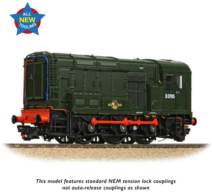 Class 08 D3785 BR Green (Late Crest) Diesel Locomotive