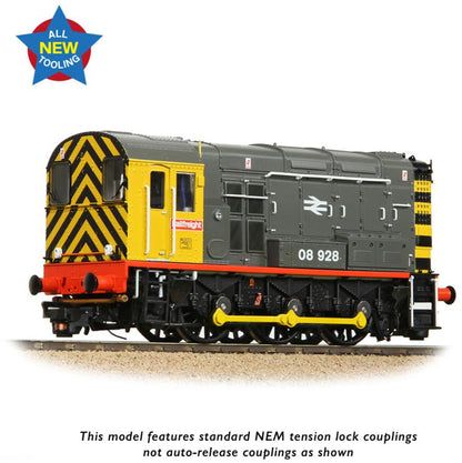 Class 08 08928 BR Railfreight (Red Stripe) Diesel Locomotive