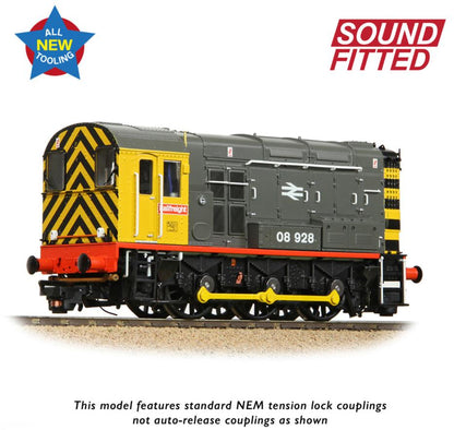 Class 08 08928 BR Railfreight (Red Stripe) Diesel Locomotive - DCC Sound