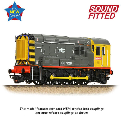 Class 08 08928 BR Railfreight (Red Stripe) Diesel Locomotive - DCC Sound