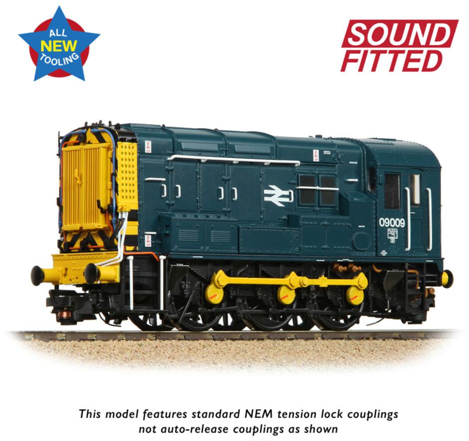 Class 09 09009 BR Blue (Wasp Stripes) Diesel Locomotive - DCC Sound