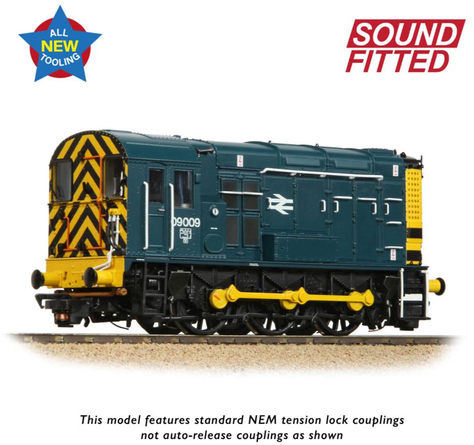 Class 09 09009 BR Blue (Wasp Stripes) Diesel Locomotive - DCC Sound