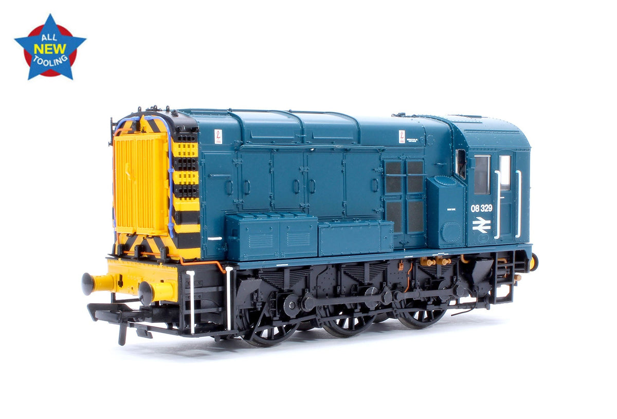 Pre-Owned 35-925 Class 08 08329 BR Blue (Wasp Stripes) Diesel Locomotive - DCC Sound