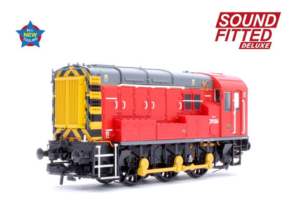 Class 09 09106 DB Red (Unbranded) Diesel Locomotive - Deluxe DCC Sound