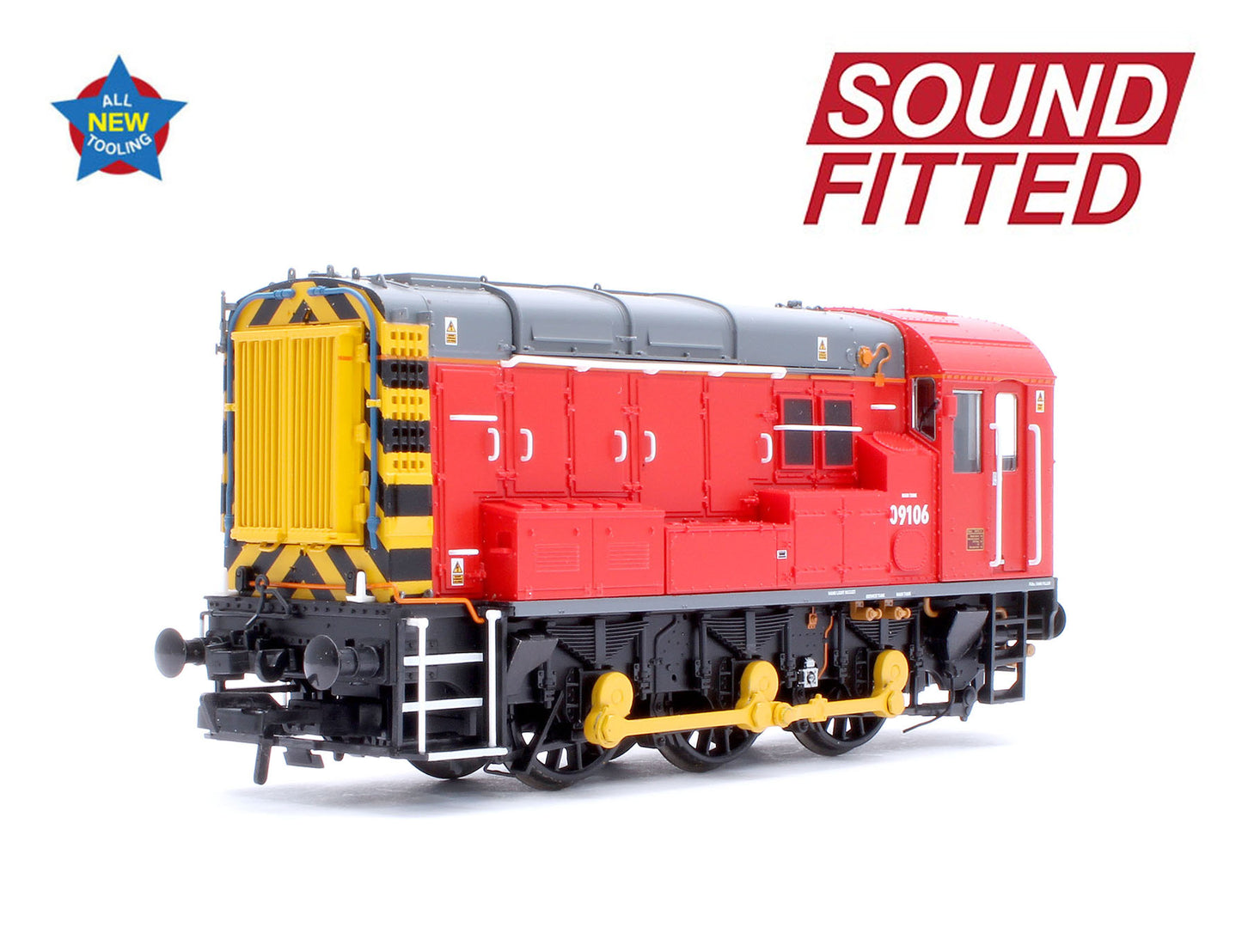 Class 09 09106 DB Red (Unbranded) Diesel Locomotive - DCC Sound