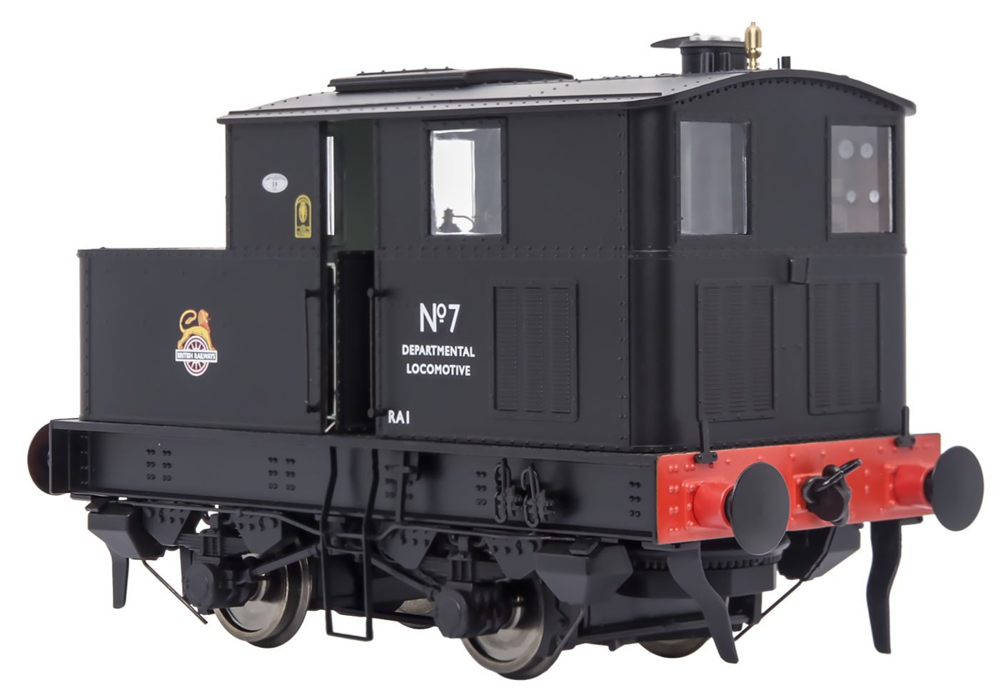 Sentinel Y1/Y3 BR Early Crest Departmental No 7 Steam Locomotive - DCC Sound