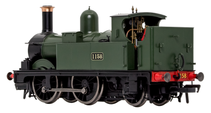 GWR 517 Class 0-4-2 1158 G.W. Green Steam Locomotive - DCC Fitted