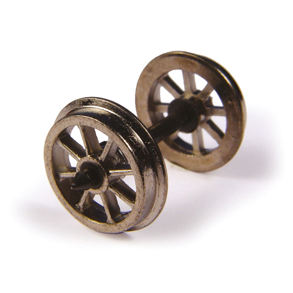 Metal Spoked Wagon Wheels (x10)