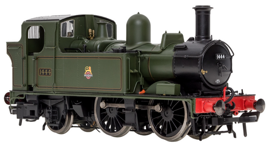 4S-006-021 14XX Class 0-4-2 1444 BR Green Lined Early Crest Steam Locomotive