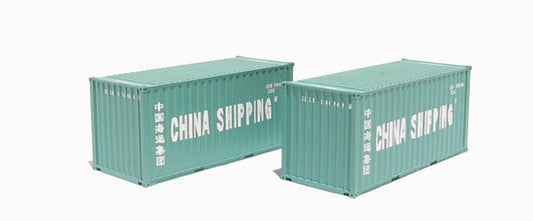 Pre-Owned 20ft Container (X2) 'China Shipping'