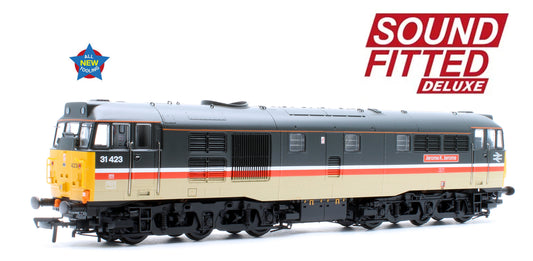 Class 31/4 Refurbished 31423 'Jerome K. Jerome' BR InterCity (Mainline) Diesel Locomotive - DCC Sound Deluxe