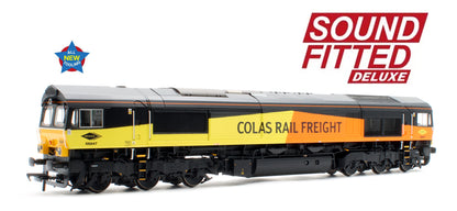 Class 66/8 66847 'Terry Baker' Colas Rail Freight Diesel Locomotive - Deluxe DCC Sound