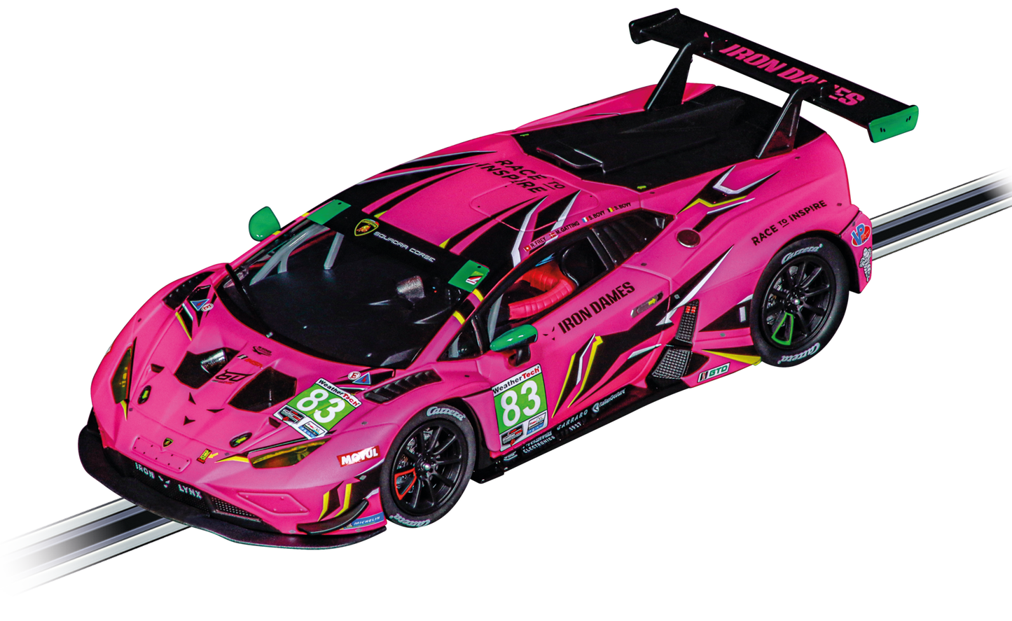 Carrera EVOLUTION Lamborghini Huracán GT3 Evo2 "Iron Dames, No.83"