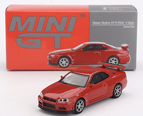 MGT00796-R Nissan Skyline GT-R (R34) V-Spec Active Red (RHD)