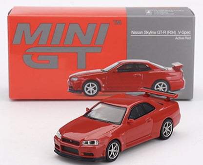 MGT00796-R Nissan Skyline GT-R (R34) V-Spec Active Red (RHD)